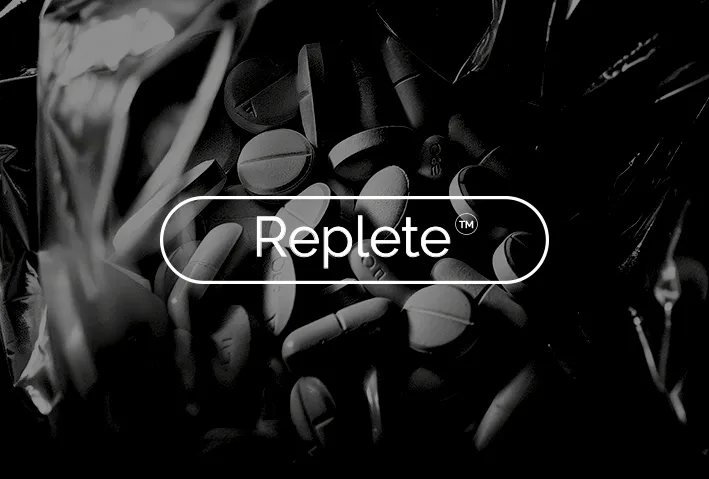 Replete Labs logo design