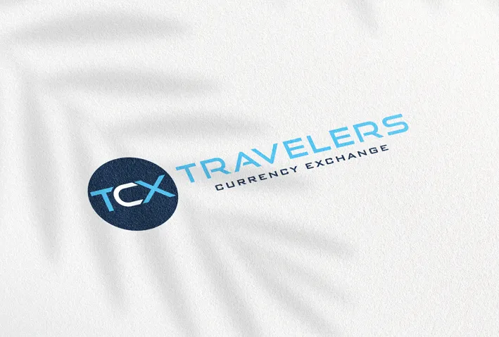 TCX Travellers logo design
