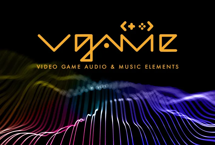V-Game logo design