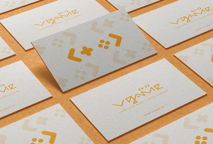 V-Game logo design